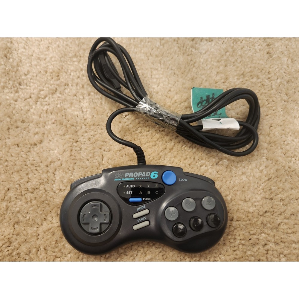 InterAct SG ProPad 6 Button Turbo Controller Sega Genesis